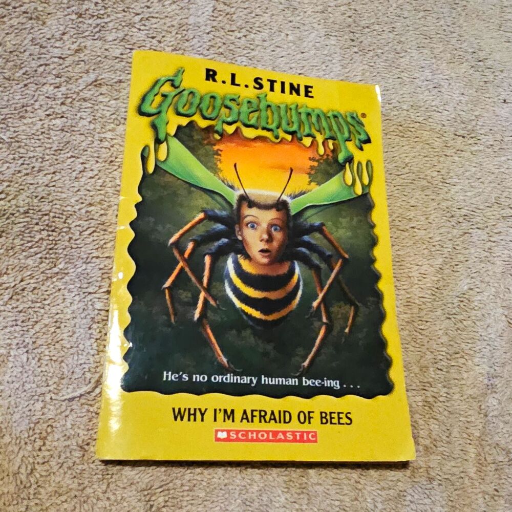 Goosebumps Why I'm Afraid of Bees by R.L. Stine PB Scholastic 1994 1st Ed